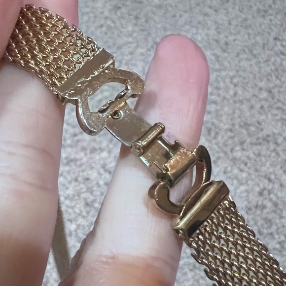 Vintage Monet Mesh Necklace Chain - Picture 7 of 10